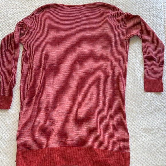 🧡 Women’s Evereve Allison Joy Open Front Cardigan – Size L - Picture 10 of 13